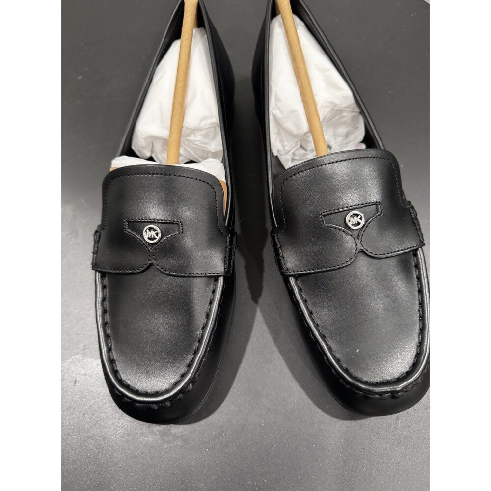 MICHAEL Michael Kors Women's Jennings Slip-On Black Loafers Size 8 - Picture 2 of 12